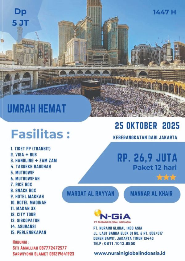 UMRAH HEMAT OKTOBER 2025 NGIA TRAVEL 1