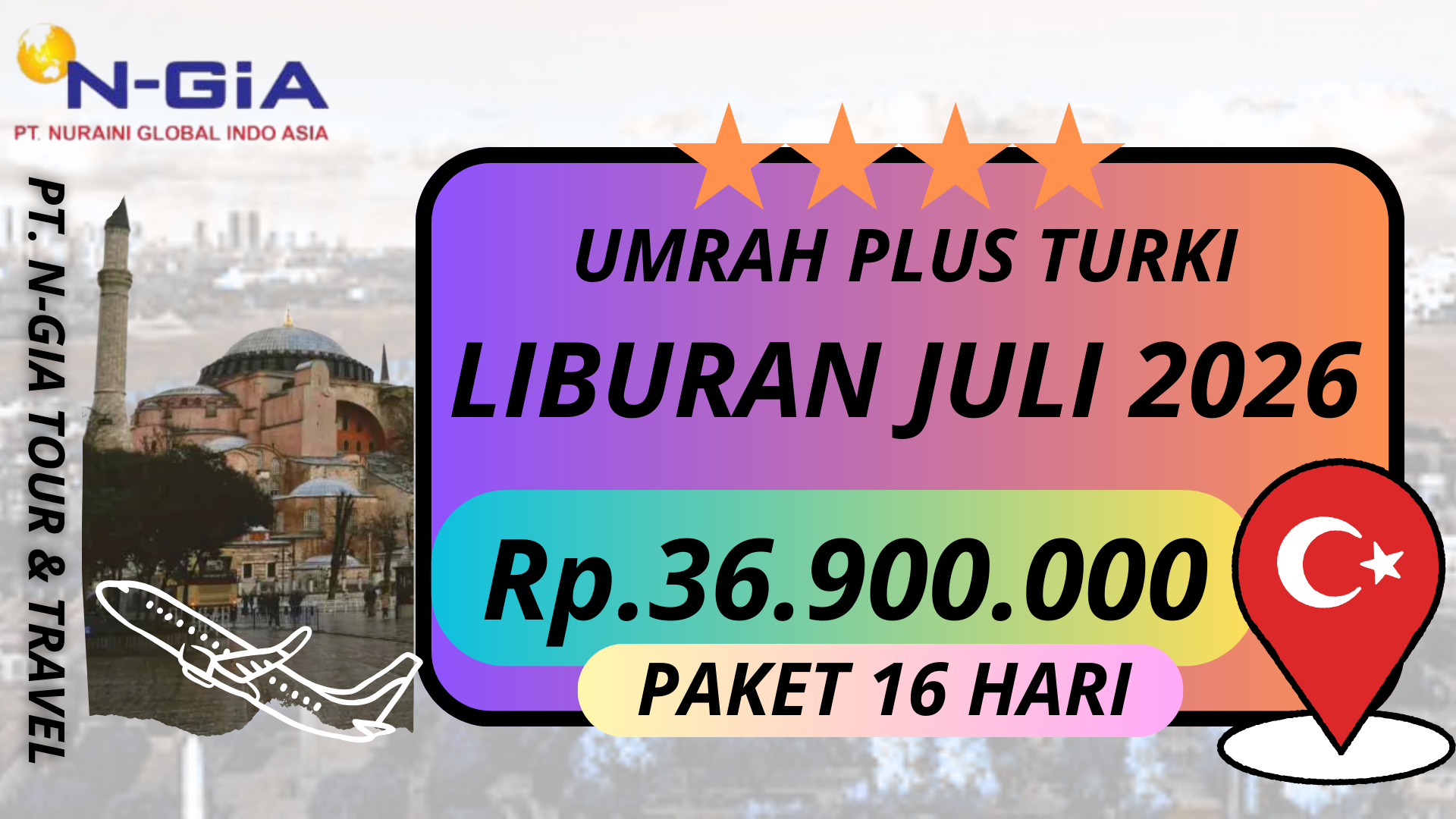 UMRAH plus turki desember 2026
